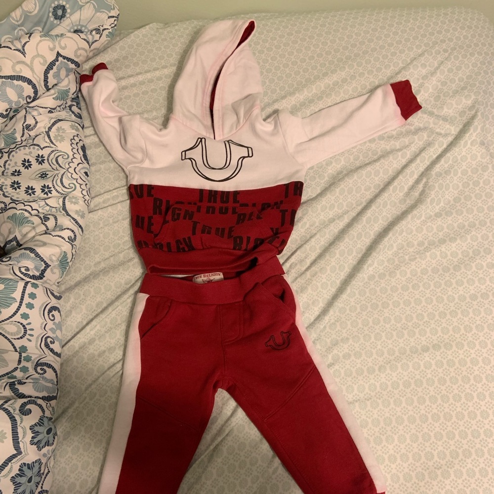 True religion baby boy sweat suit